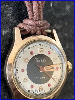 RARE Nivada 17 Rubies Watch