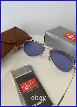 Ray-Ban Men's unisex bronze/copper sunglasses RB3584N 9053/1U Aviator Frame