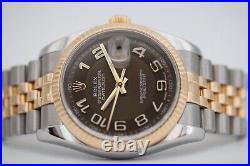 Rolex Datejust 116233 Chocolate Dial Box and Papers 2006