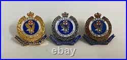 Set 3 Nsw Police Olympic Security Gold Silver Bronze Pins Sydney 2000 Olympics