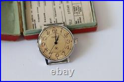 Soviet mechanical wrist watch RAKETA JEANS QUALITY MARK vintage classic 2609. HA