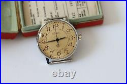 Soviet mechanical wrist watch RAKETA JEANS QUALITY MARK vintage classic 2609. HA