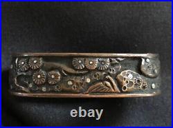 Special item Honka era monorim gold inlaid with copper carp design silver inlay