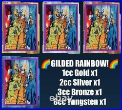 Star Wars Card Trader Dulok Shaman GILDED RAINBOW Gold Silver Bronze Ewoks