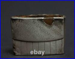 Tsuba Leisure Edo Period Bronze () Silver Zhang Kiriha Gold and