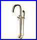 Tub Filler Castello Neptune withBreeze Handheld Shower in Gold, Bronze, Silver USA