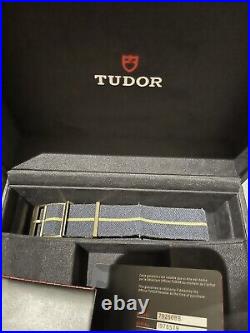 Tudor Heritage Black Bay Bronze Bucherer 43mm Blue 79250BB Warranty 2022 Rare