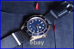 Tudor Heritage Black Bay Bronze Bucherer Blue Edition ref 79250BB Swiss Watch