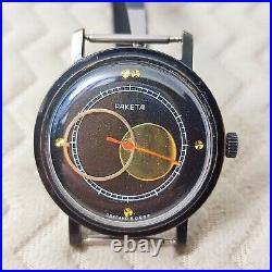 VINTAGE Soviet watch RAKETA Copernicus mechanical 2609. HA Made in USSR 80s #