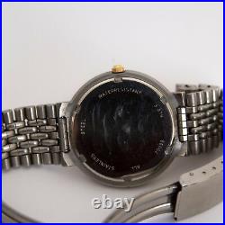 Vintage Edox Electronic Quartz Swiss MEN'S Work Wrist Watch 35MM 70038