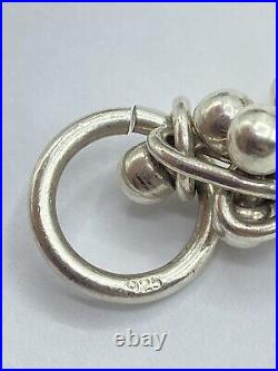 Vintage Sterling Silver Heavy Peppercorn Bracelet inspired By William Spratling