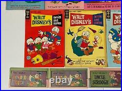 Walt Disney Gold Key Silver Bronze 19pc Lot Scrooge Donald Duck Comics & Stories