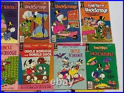 Walt Disney Gold Key Silver Bronze 19pc Lot Scrooge Donald Duck Comics & Stories
